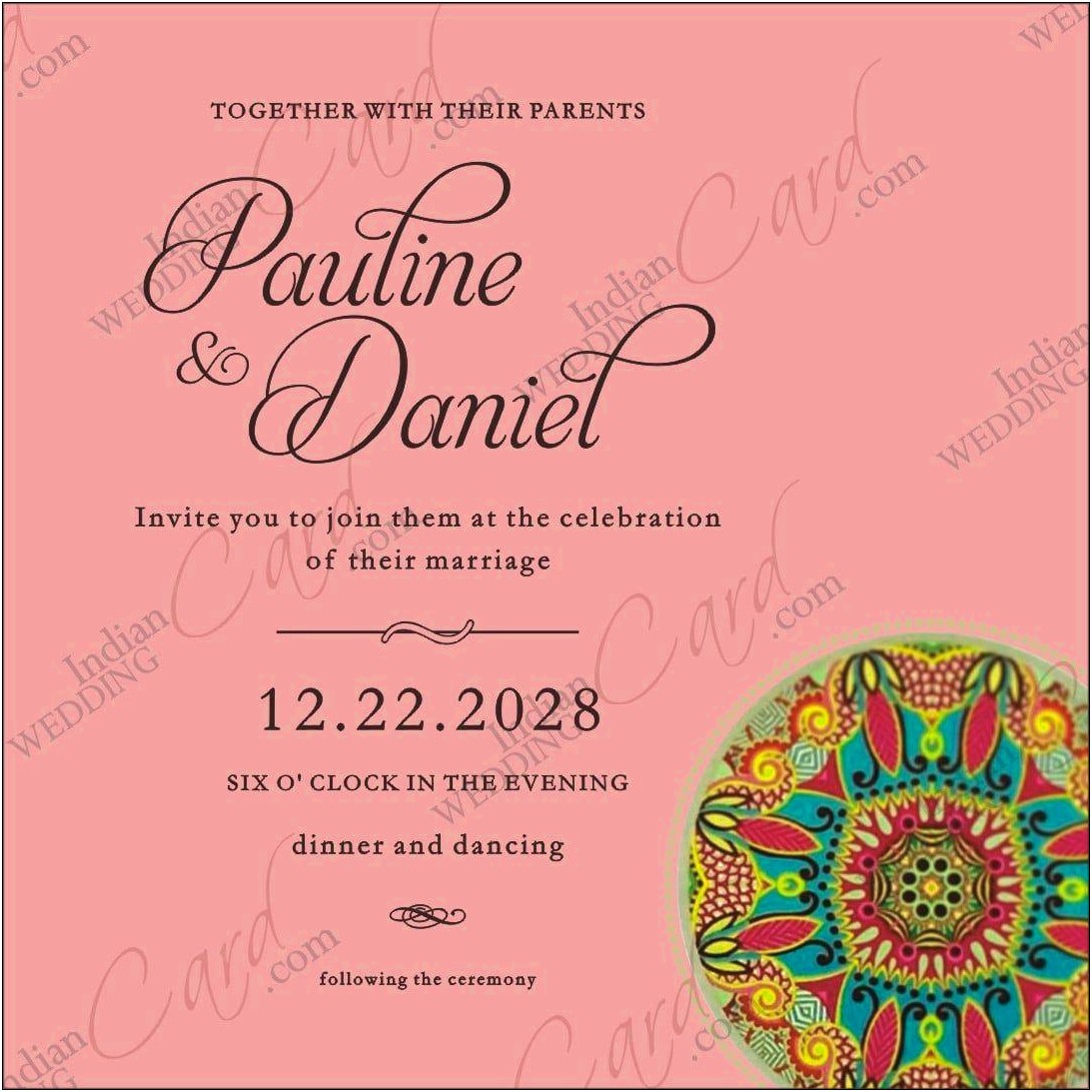 Indian Wedding Invitation Quotes For Colleagues
