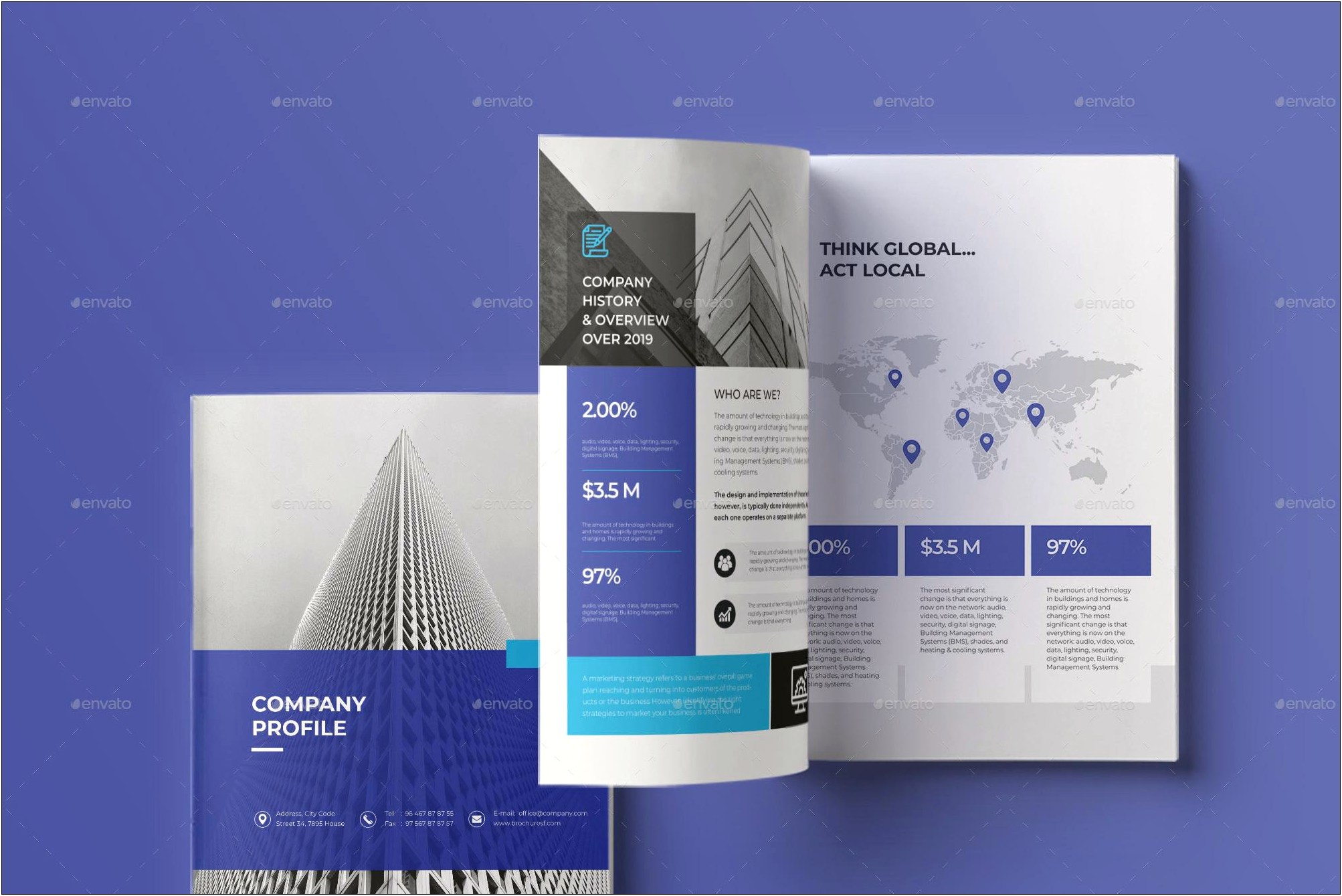 Information Technology Company Profile Template Word