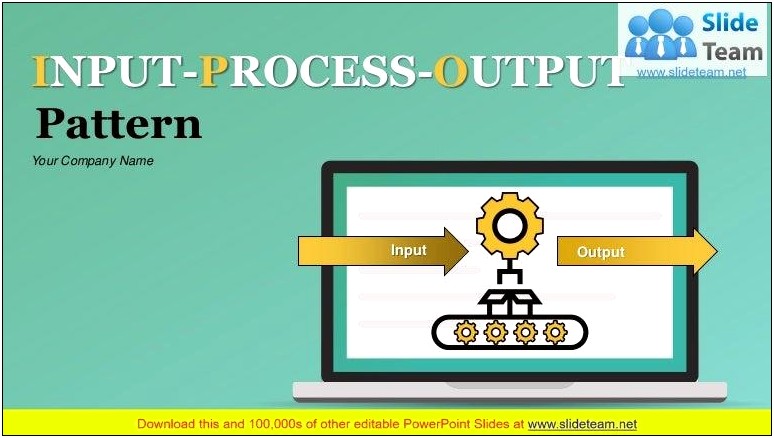 Input Process Output Template Free Download