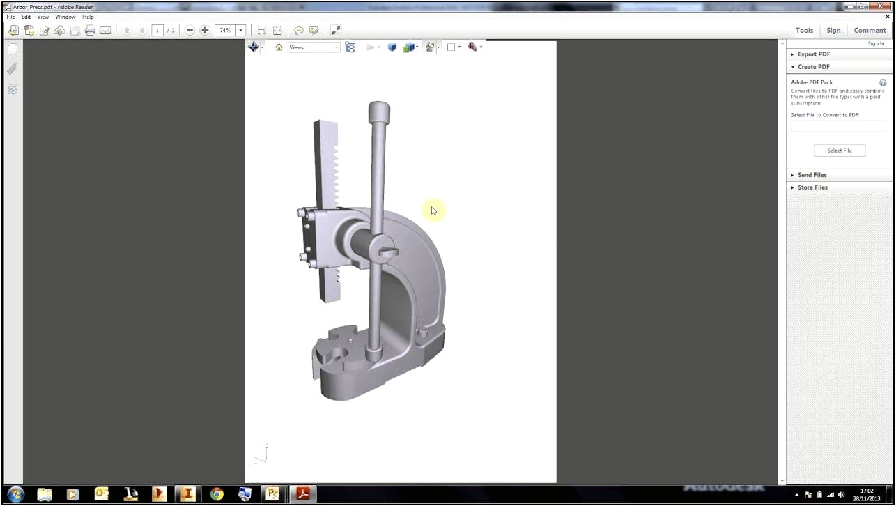 Inventor 2018 3d Pdf Template Download
