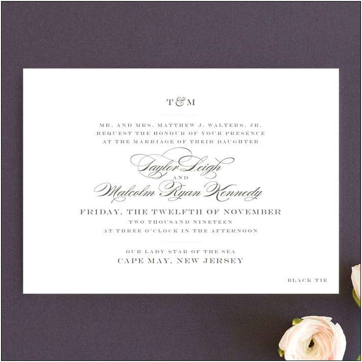 Invitations To A Royal Wedding Are Hand Delivered