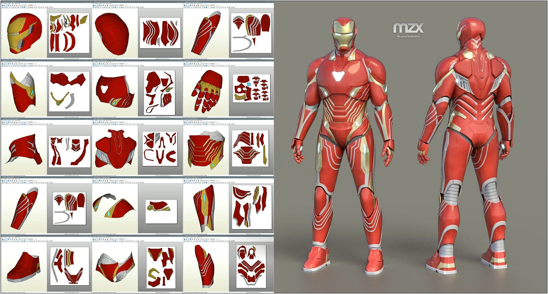 Iron Man Suit Template Pdf Download Not Pepakura