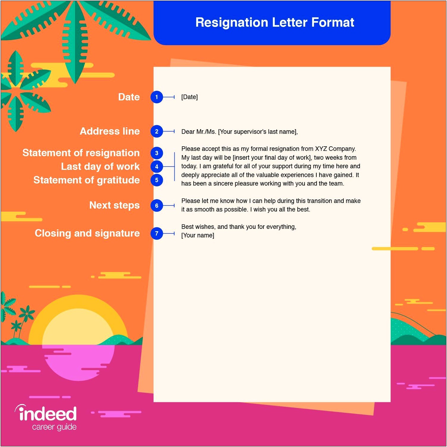 Job Resignation Letter Template Microsoft Word