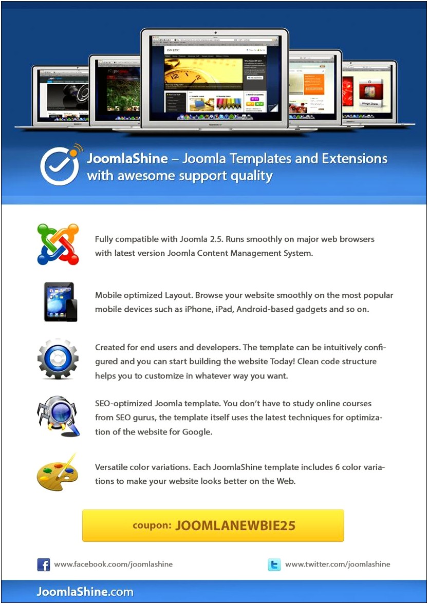 Joomla 2.5 Beez 20 Template Download