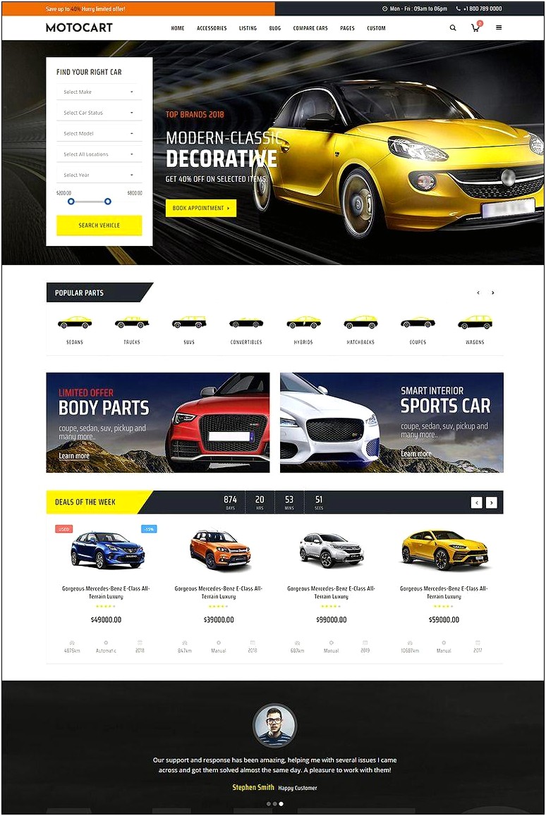 Joomla Car Dealer Template Free Download