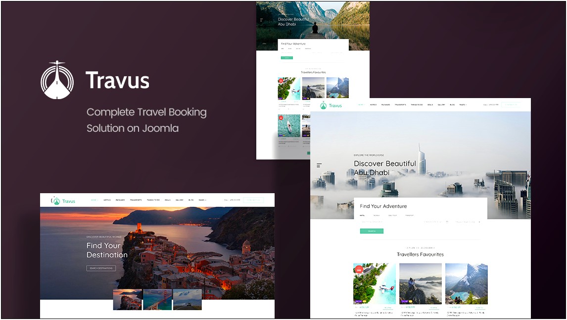 Joomla Travel Agency Template Free Download