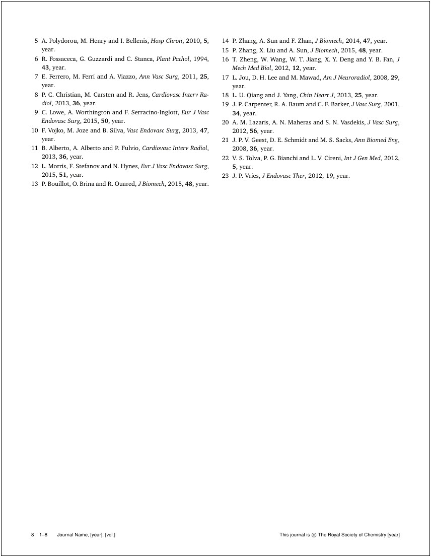 Journal Of Chemical Physics Template Word