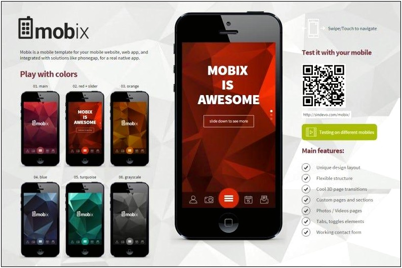 Jquery Mobile Application Templates Free Download