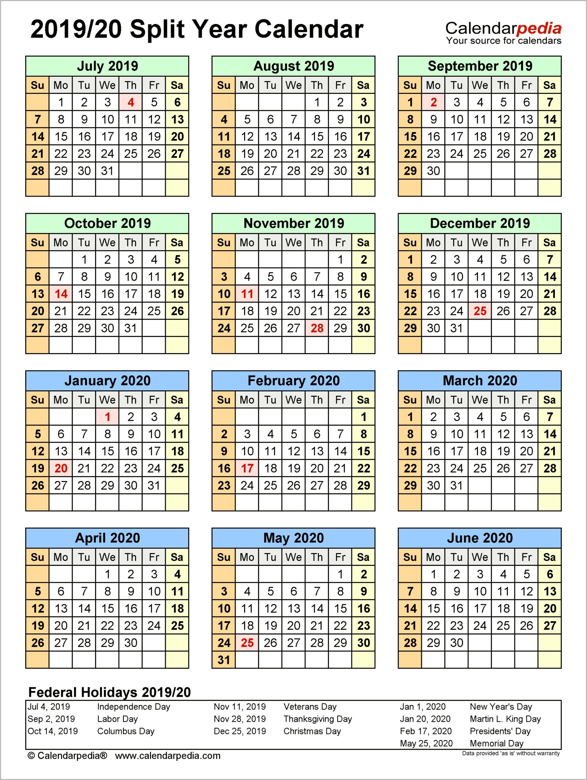 June 2019 Plan Calendar Template Word