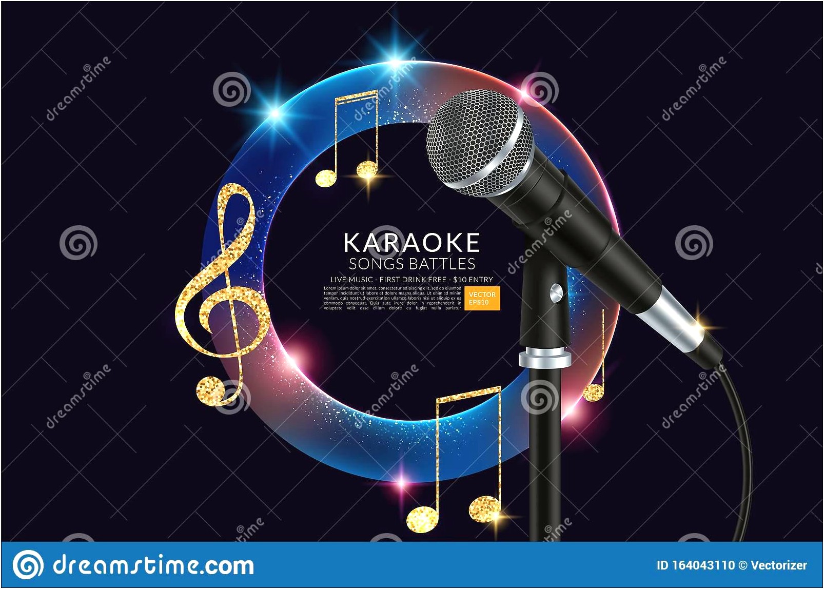 Karaoke Night Flyer Template Free Download