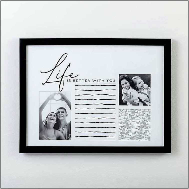 Kirklands Monogram Wedding Invitation Collage Frame