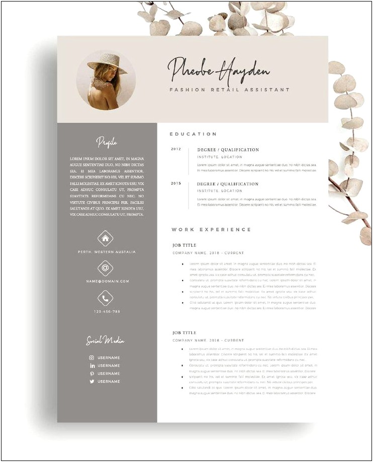 Latest Cv Templates 2015 Free Download