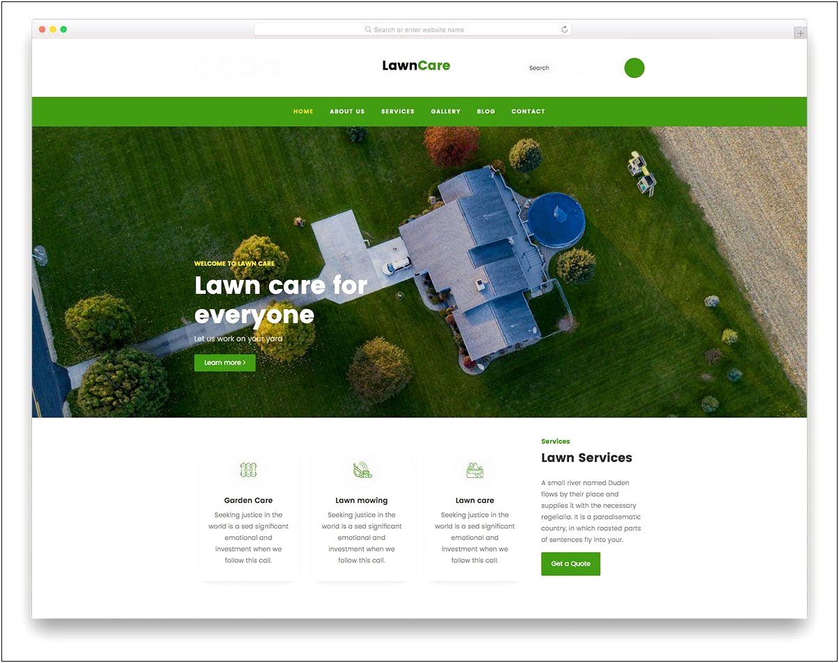 Lawn Care Crm Template Free Download