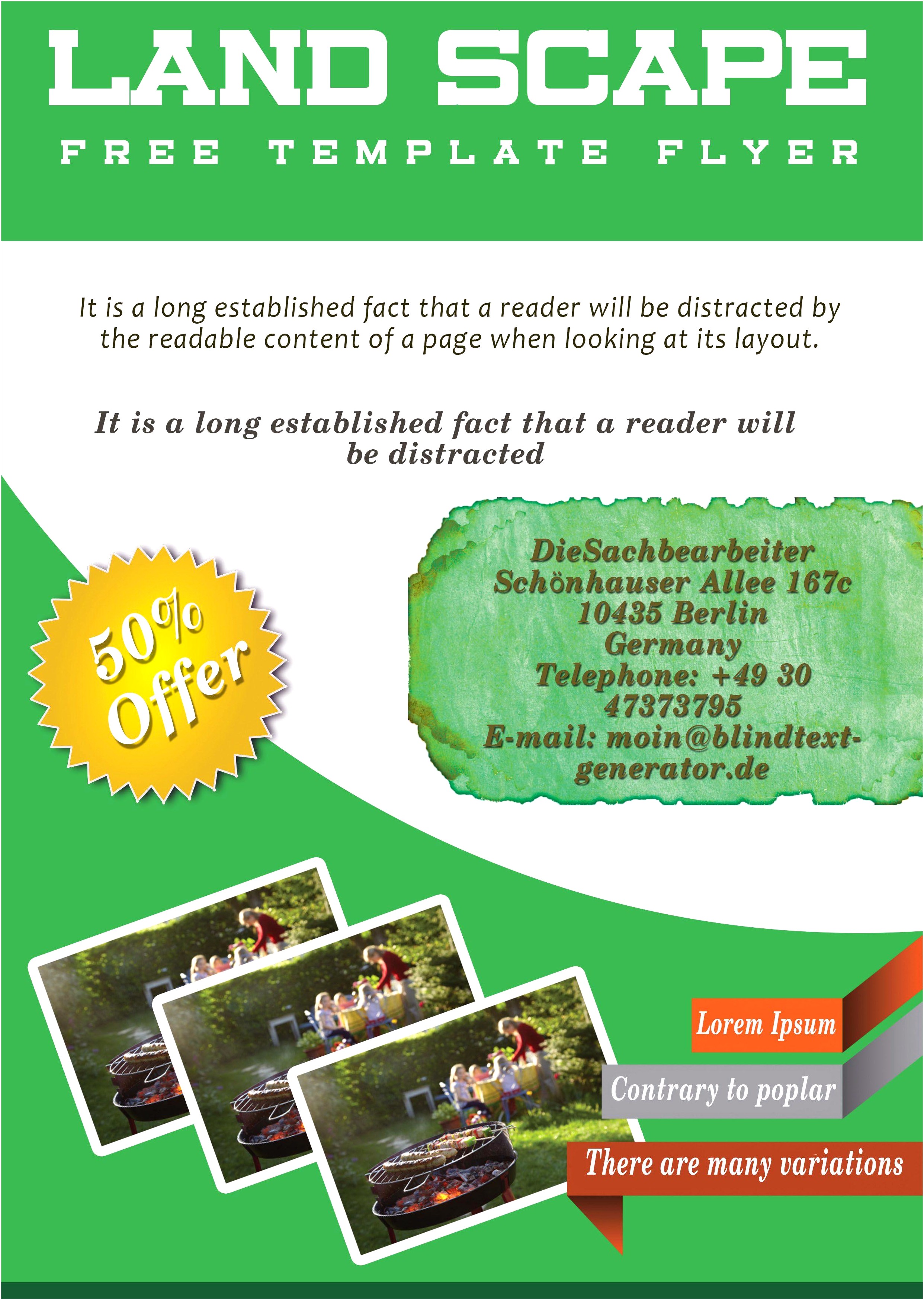 Lawn Care Flyer Template For Microsoft Word