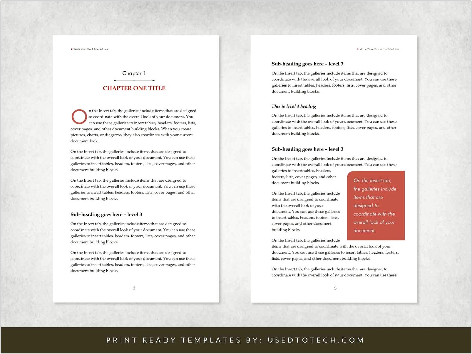 Layout For Booklet Pages Template Microsoft Word