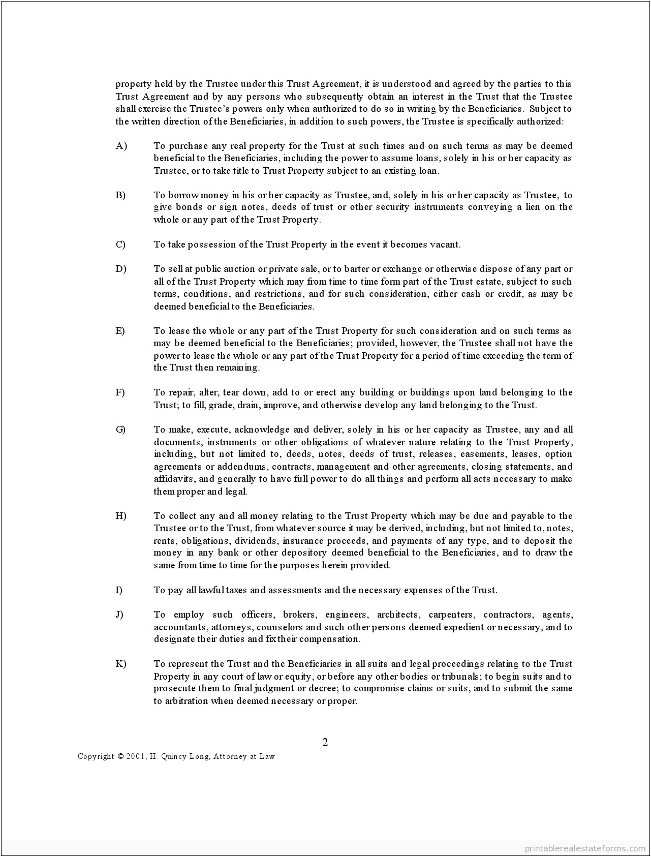 Letter Of Intent Template Property Word
