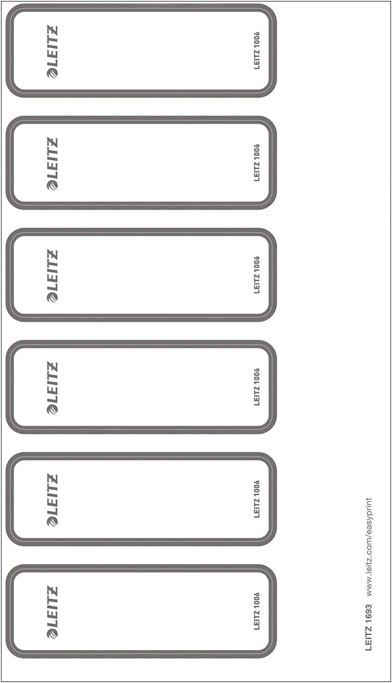 Lever Arch File Label Templates Download