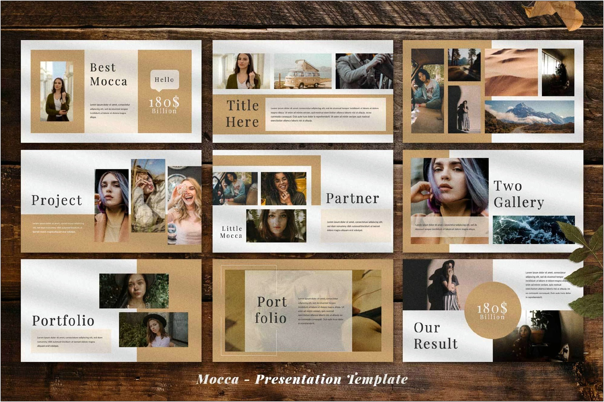Light Brown Powerpoint Template Free Download