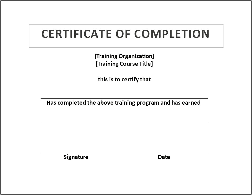 Loader Certification Training Certificate Template Download