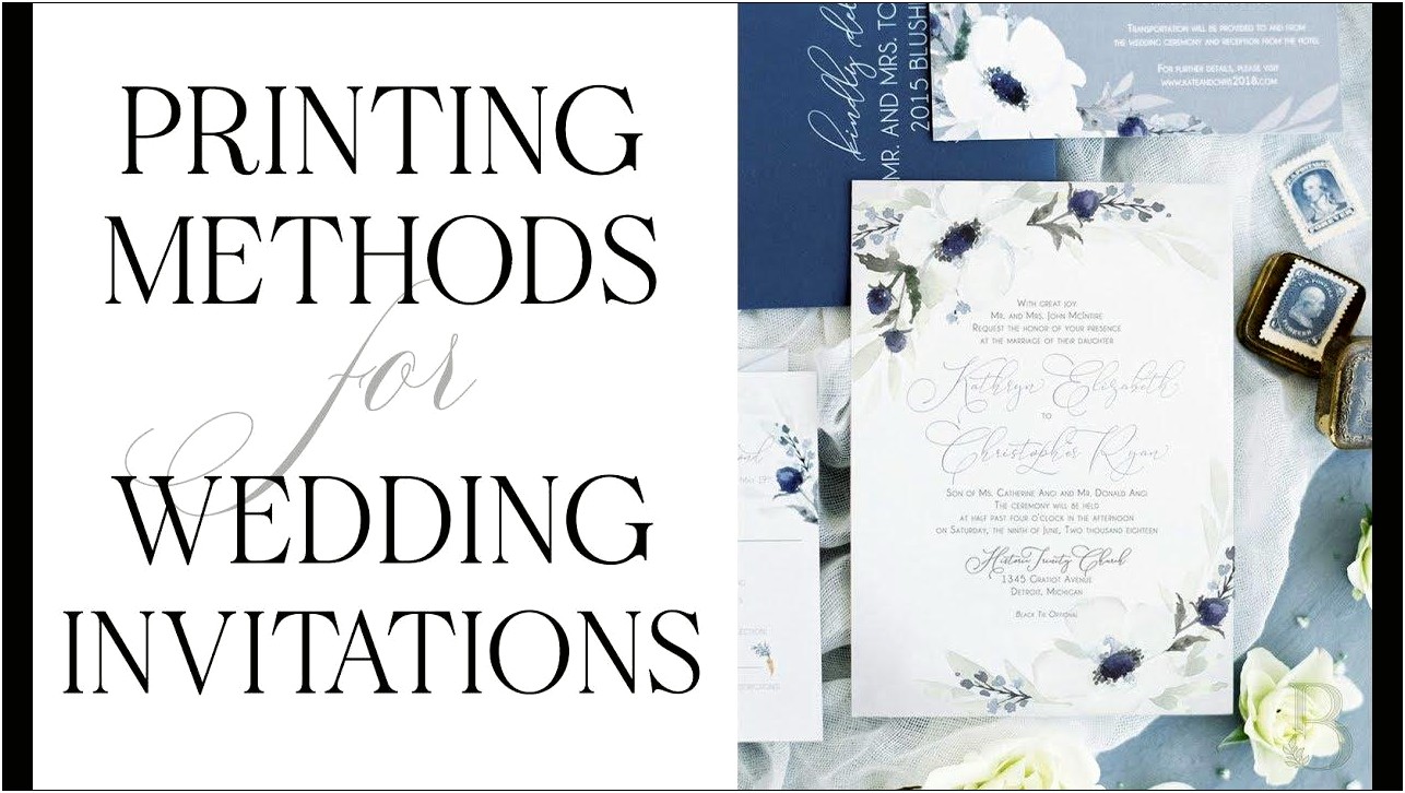 Local Printers To Print Wedding Invitations