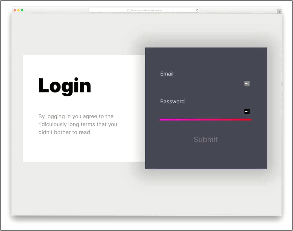 Login Form Template Html Free Download