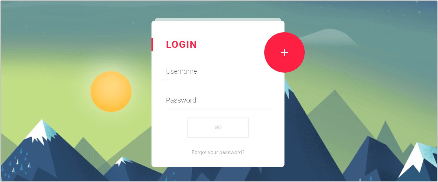 Login Page Template Html5 Free Download