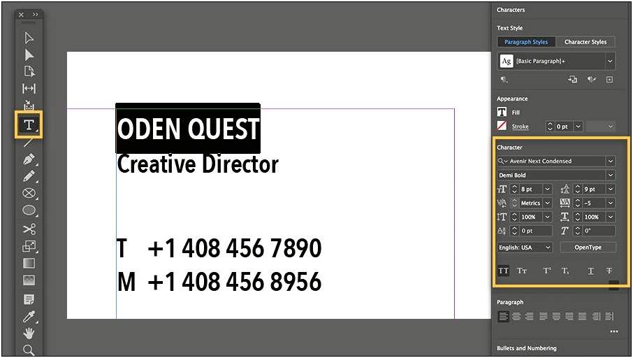 Mac Word Template For Business Cards