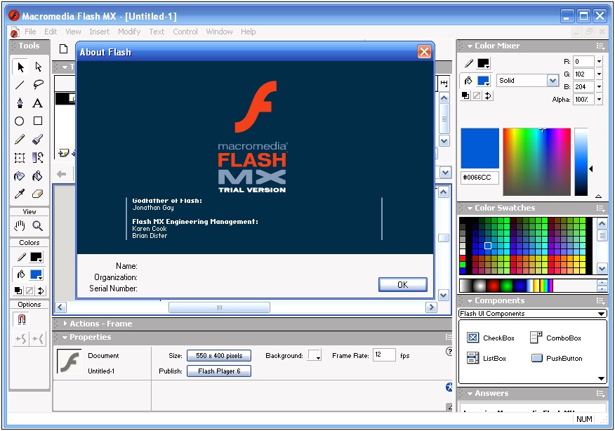 Macromedia Flash Mx Templates Free Download