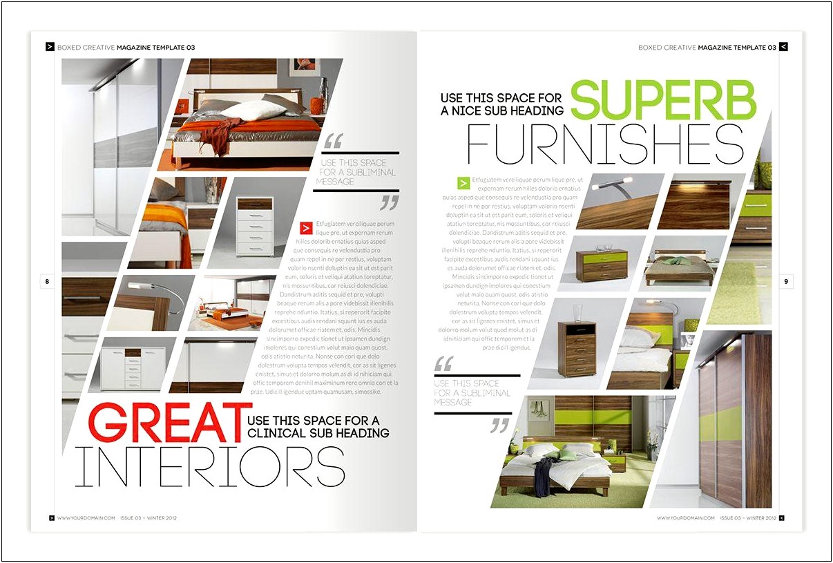 Magazine Template Indesign 56 Page Layout V2 Download