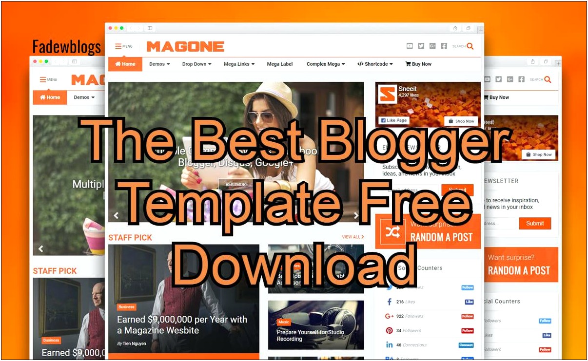 Magone Free Download For Blogger Template