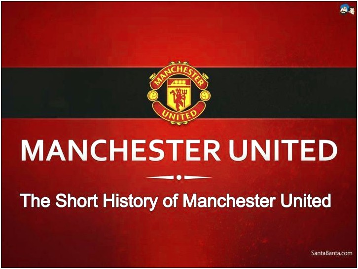 Manchester United Powerpoint Template Free Download