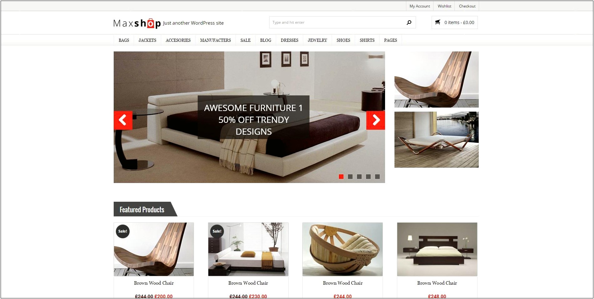Maxshop Responsive Ecommerce Template Free Download