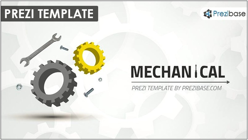 Mechanical Gear Powerpoint Template Free Download