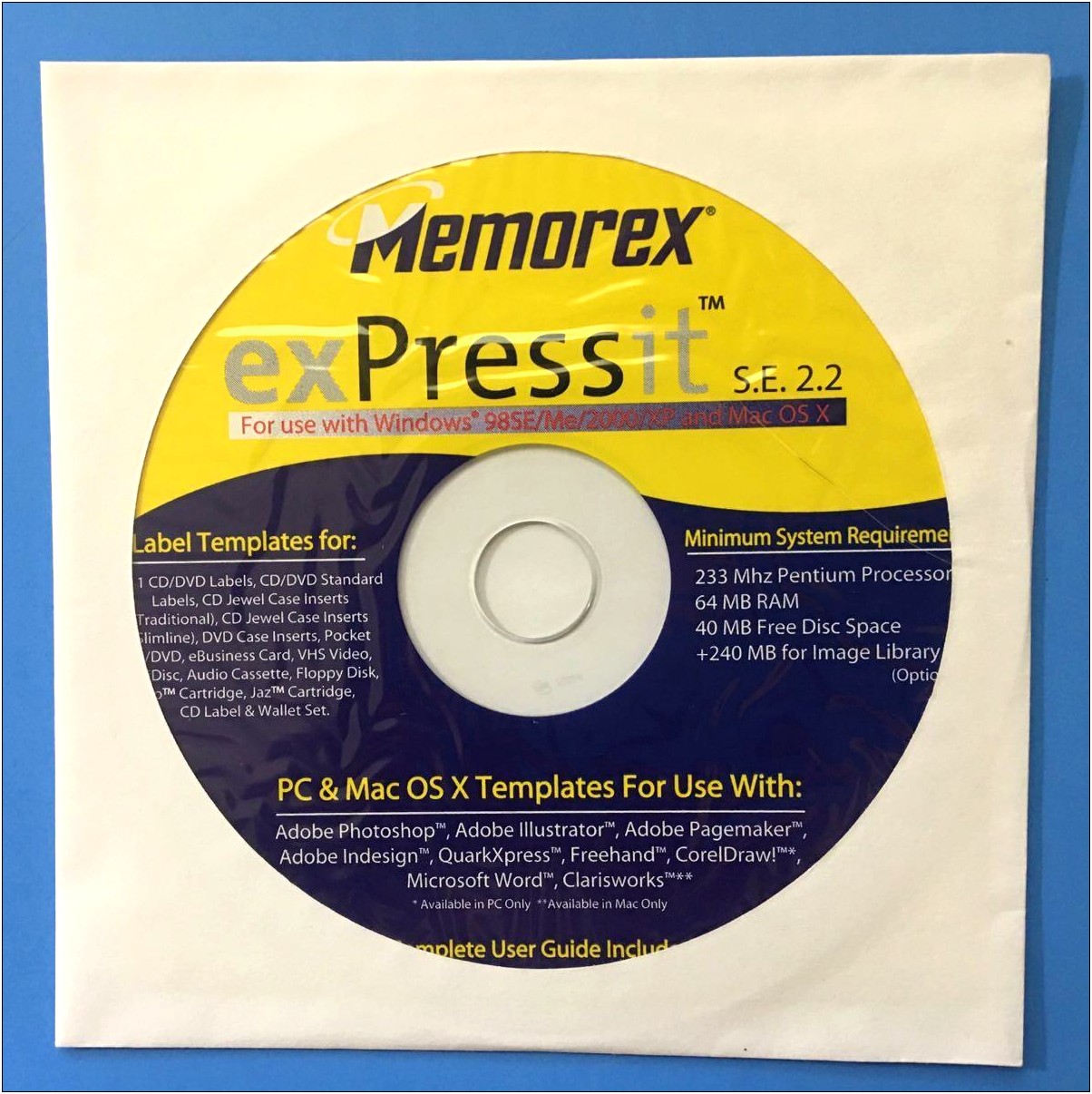 Memorex Dvd Storage Case Inserts Template For Word