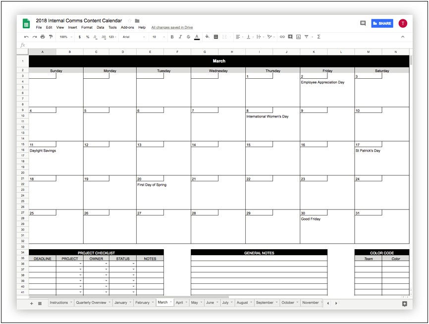 Microsoft Excel Calendar Template 2015 Download