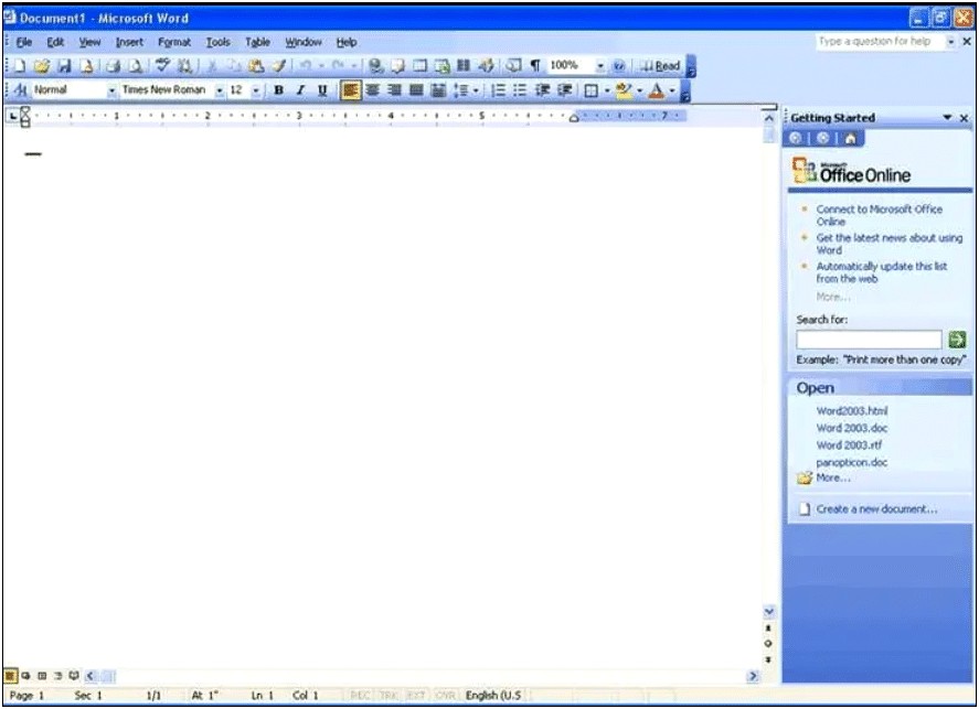 Microsoft Office 2003 Excel Templates Download