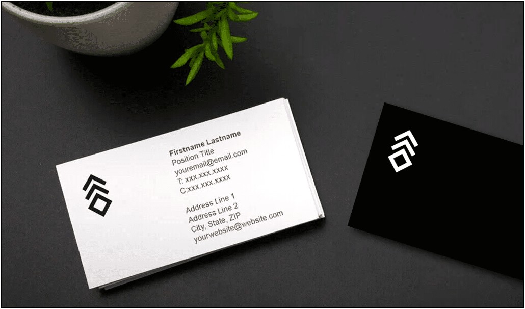 Microsoft Office Word 2007 Business Card Template