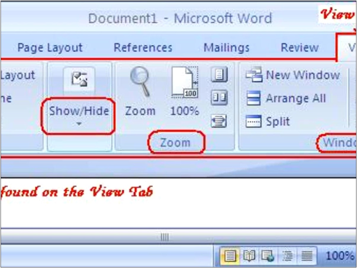 Microsoft Word 2007 Training Manual Template