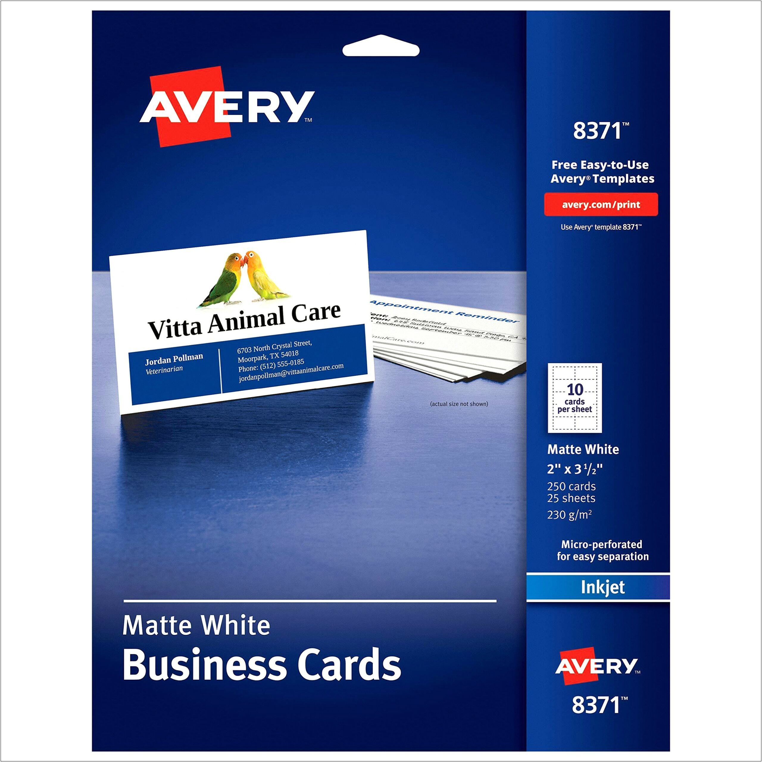Microsoft Word Avery Template 8371 Download