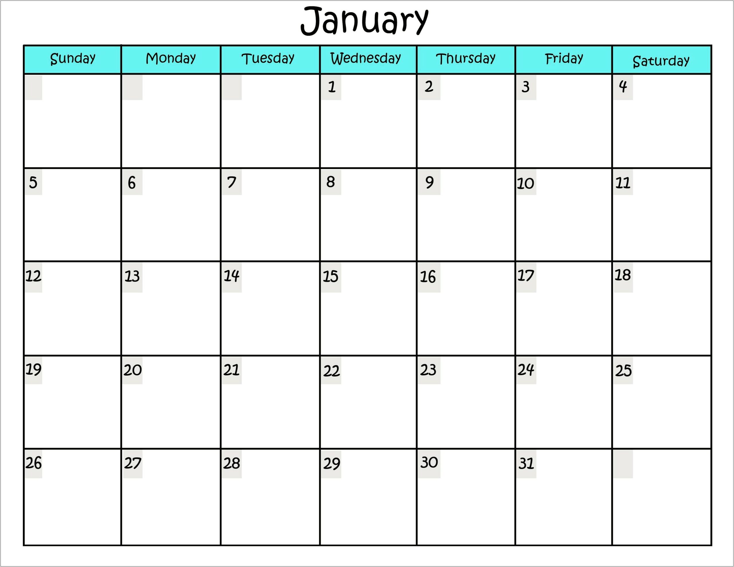Microsoft Word Calendar Templates 2013 Monthly