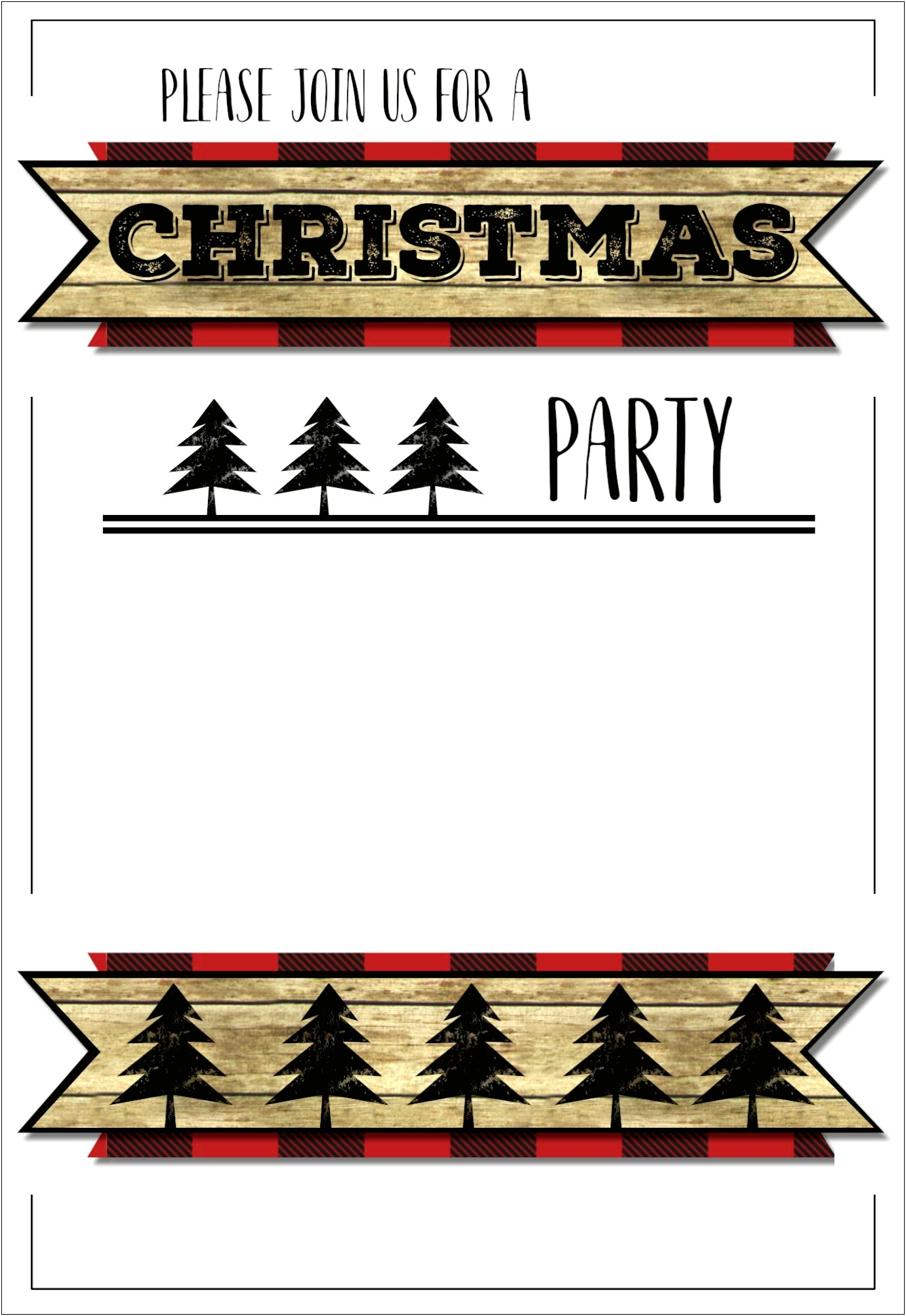 Microsoft Word Christmas Party Invitation Templates