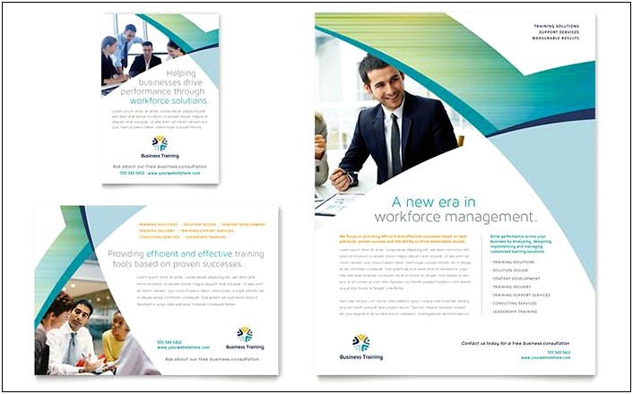 Microsoft Word Leadership Training Brochure Template