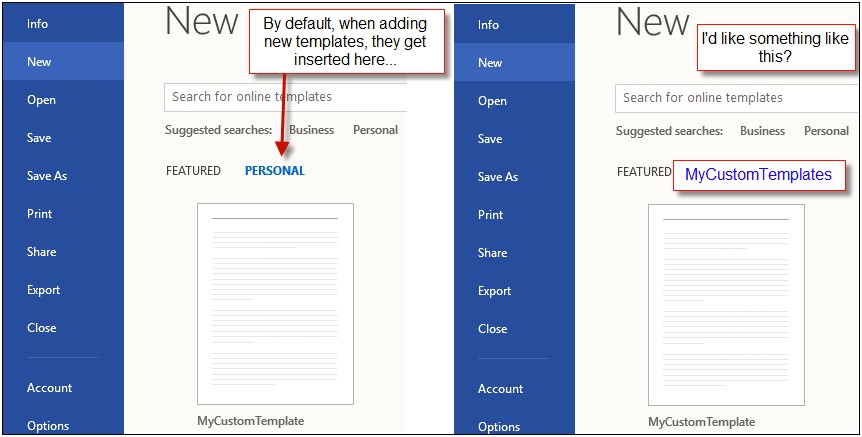 Microsoft Word Location Of Default Templates