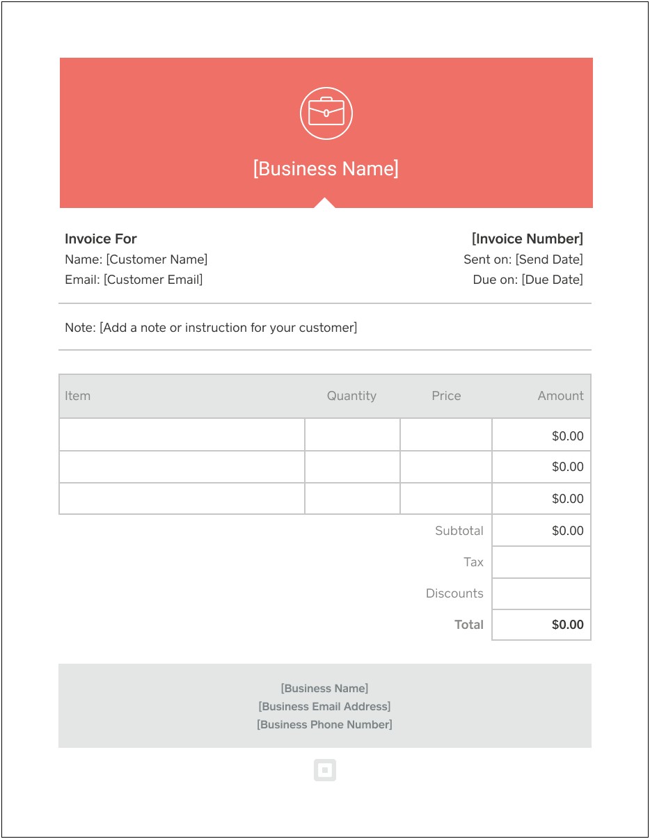 Microsoft Works Invoice Template Free Download