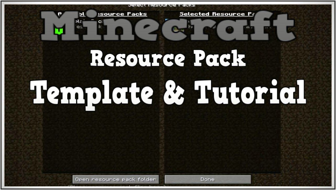 Minecraft 1.14 Texture Pack Template Download