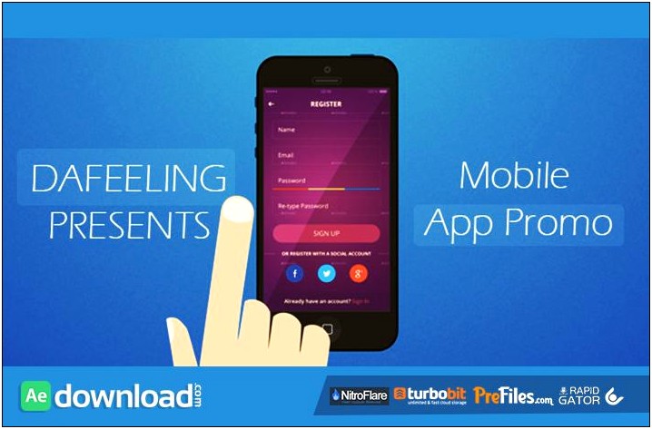 Mobile After Effects Templates Free Download