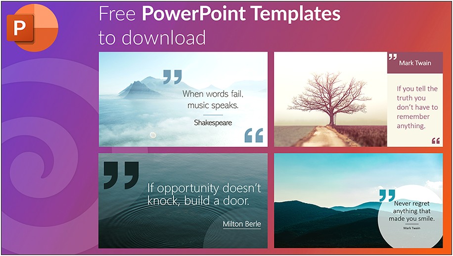 Motivational Teamwork Powerpoint Templates Free Download