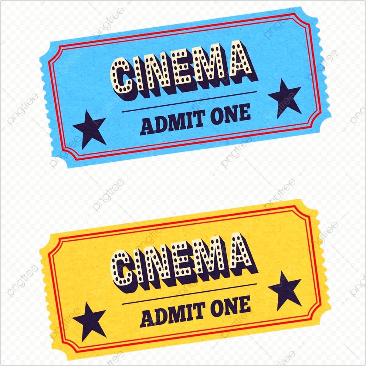 Movie Admit One Ticket Template Psd Download