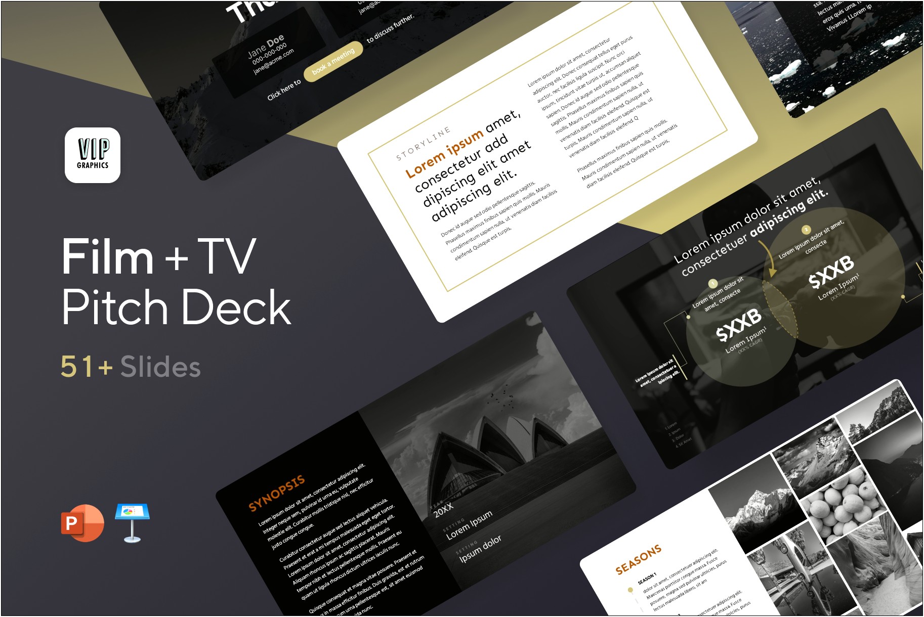 Movie Pitch Deck Template Free Download