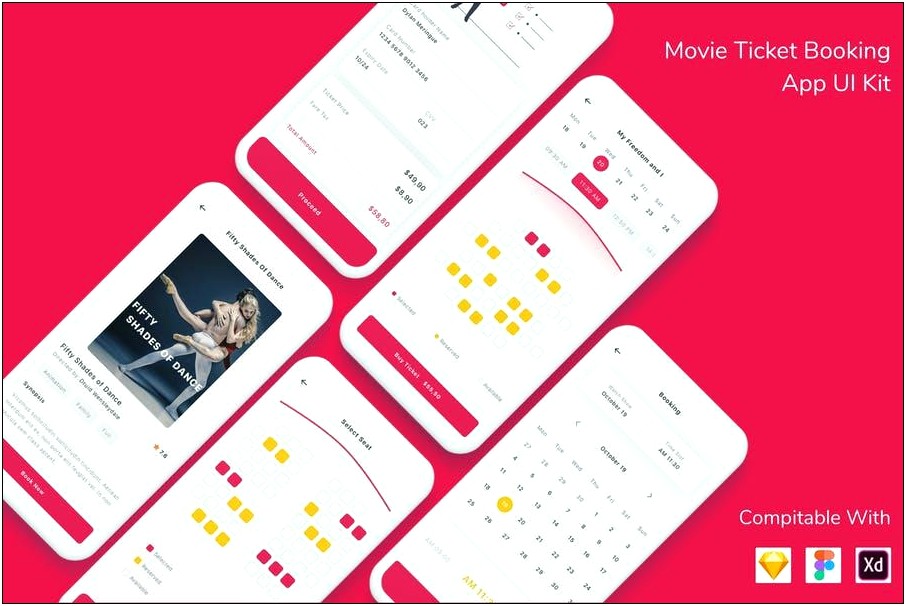 Movie Ticket Reservation Template Free Download